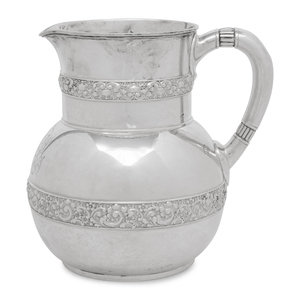 A Tiffany and Co. Silver Water Pitcher
Late