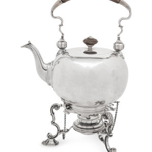 An English Silver Kettle on Lamp 2a2346