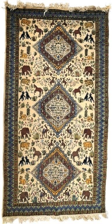 PERSIAN SHIRAZ PICTORIAL RUGBeautiful 2a25b9