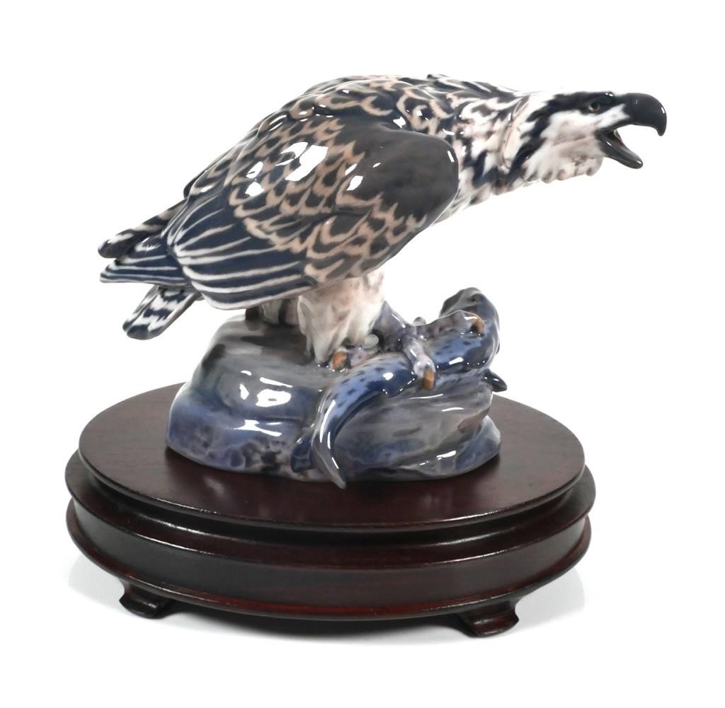 DAHL JENSEN COPENHAGEN PORCELAIN OSPREY