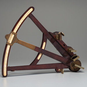 An Engraved Brass Mounted Octant W  2a2ac1