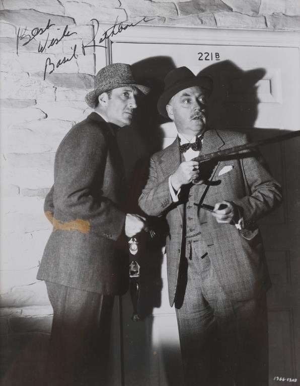 BASIL RATHBONE SIGNED PHOTOGRAPHBasil 2a2ad2