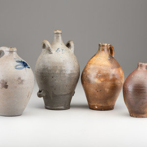 Four Stoneware Jugs
19th Century
comprising