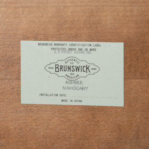 A Brunswick Billiards Table lot 2a2be8