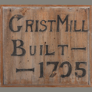A Carved Wood 'Grist Mill' Trade
