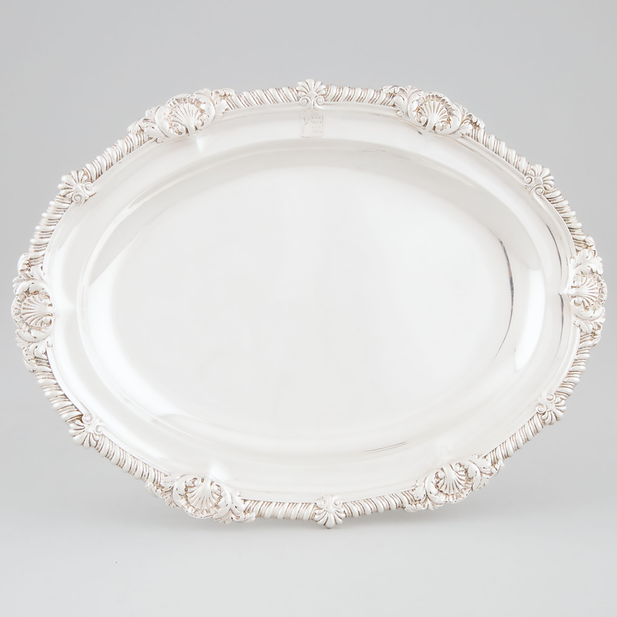 George III Silver Small Oval Platter  2a55fa