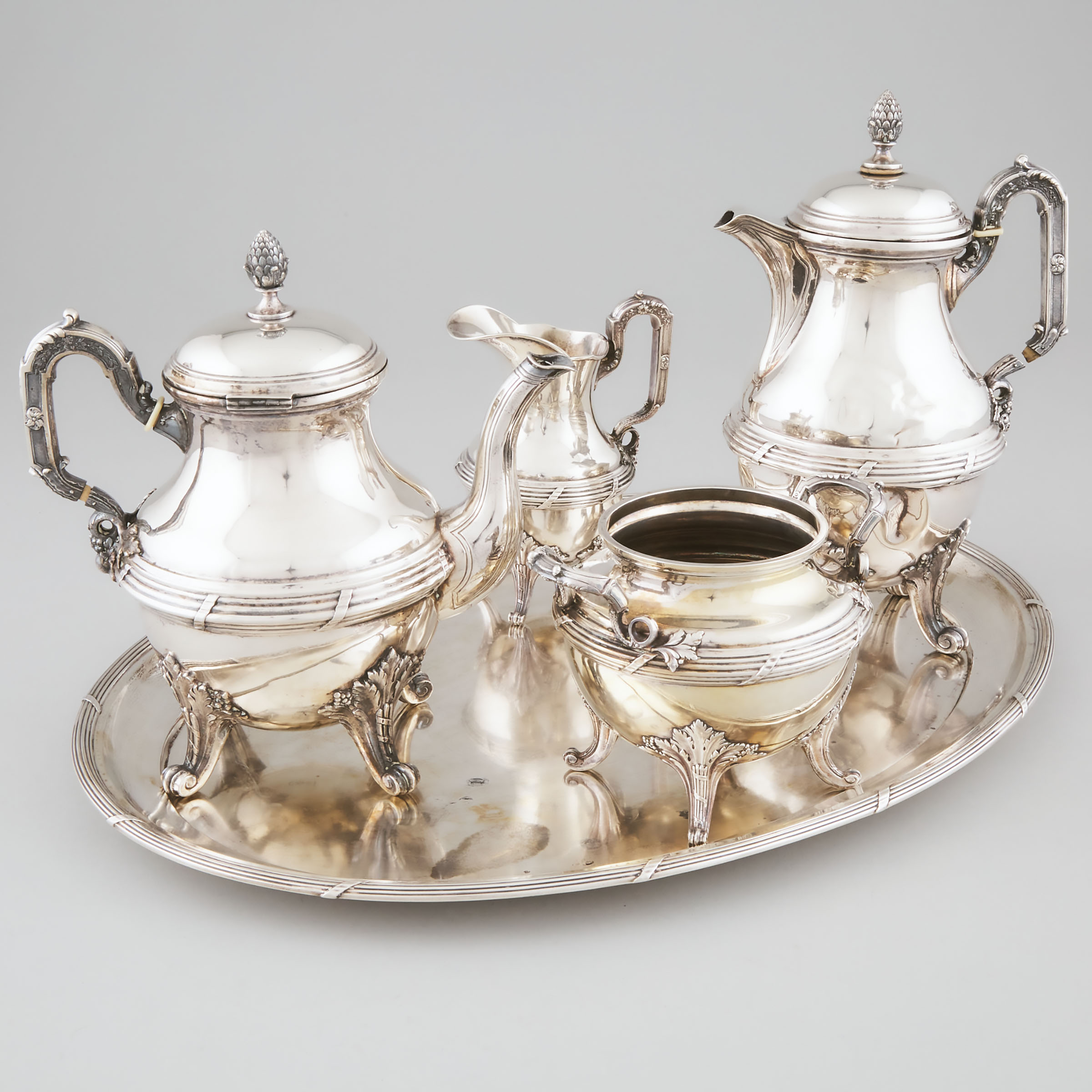 German Silver Tea and Coffee Service  2a5611