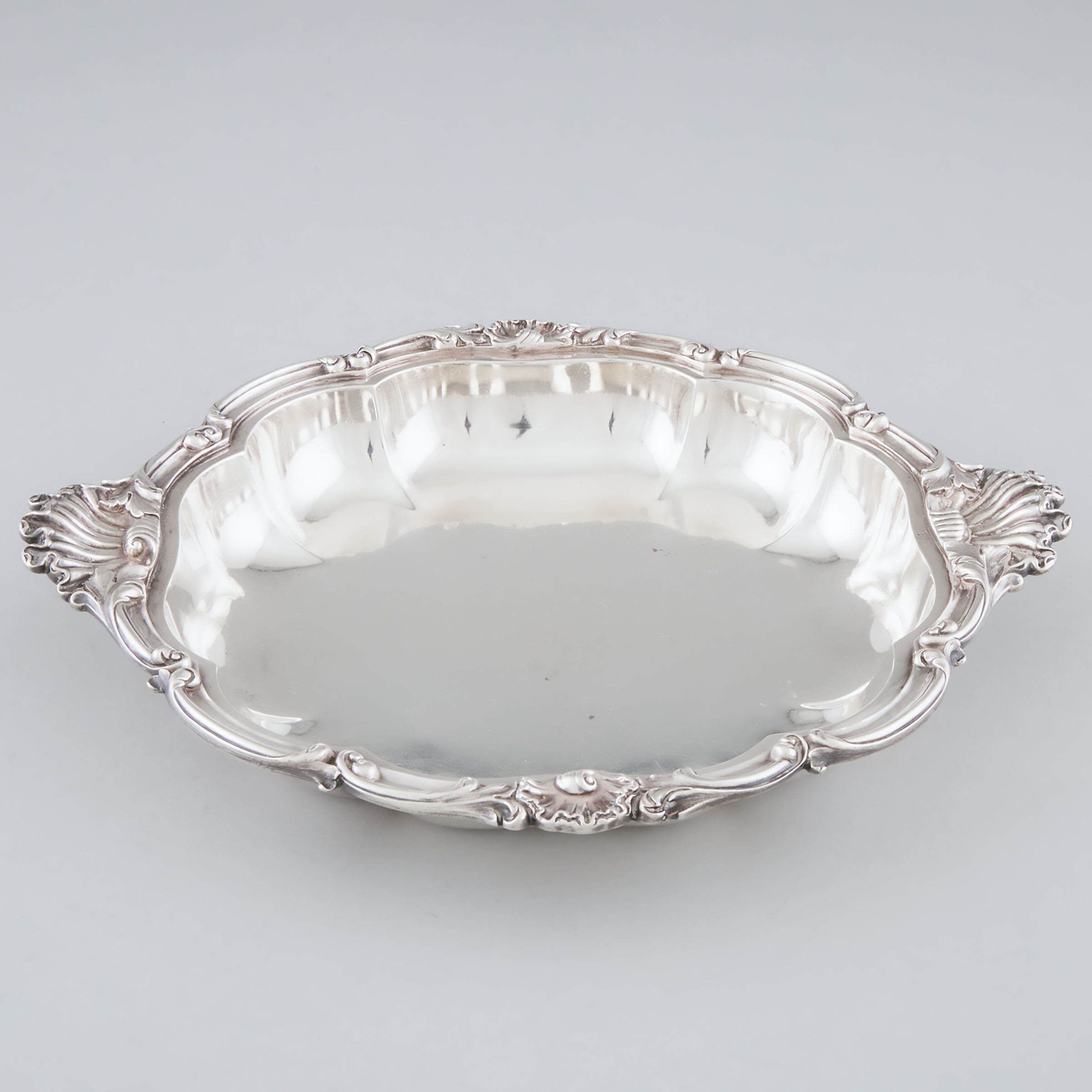 William IV Silver Two Handled Serving 2a560f