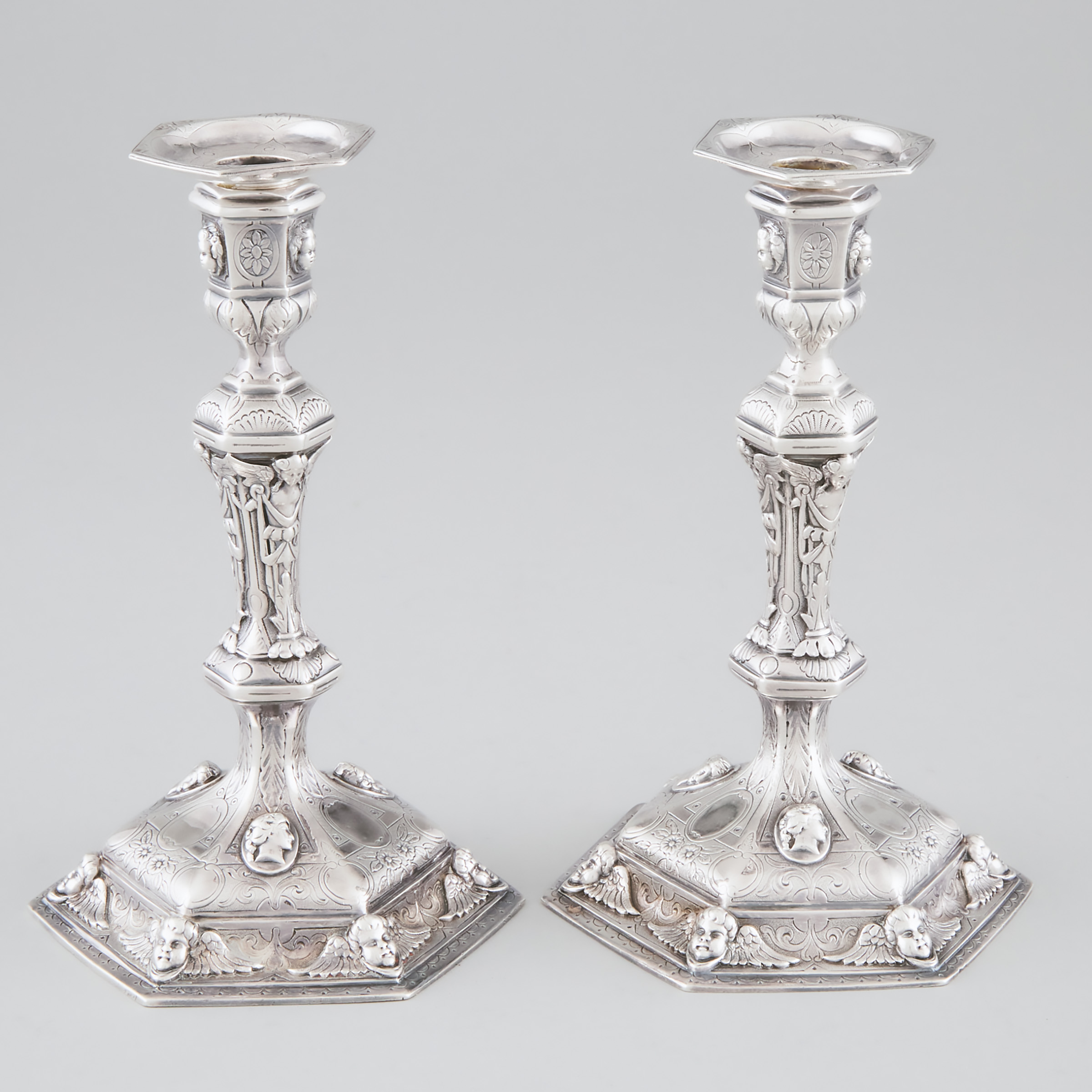 Pair of Edwardian Silver Renaissance 2a5617