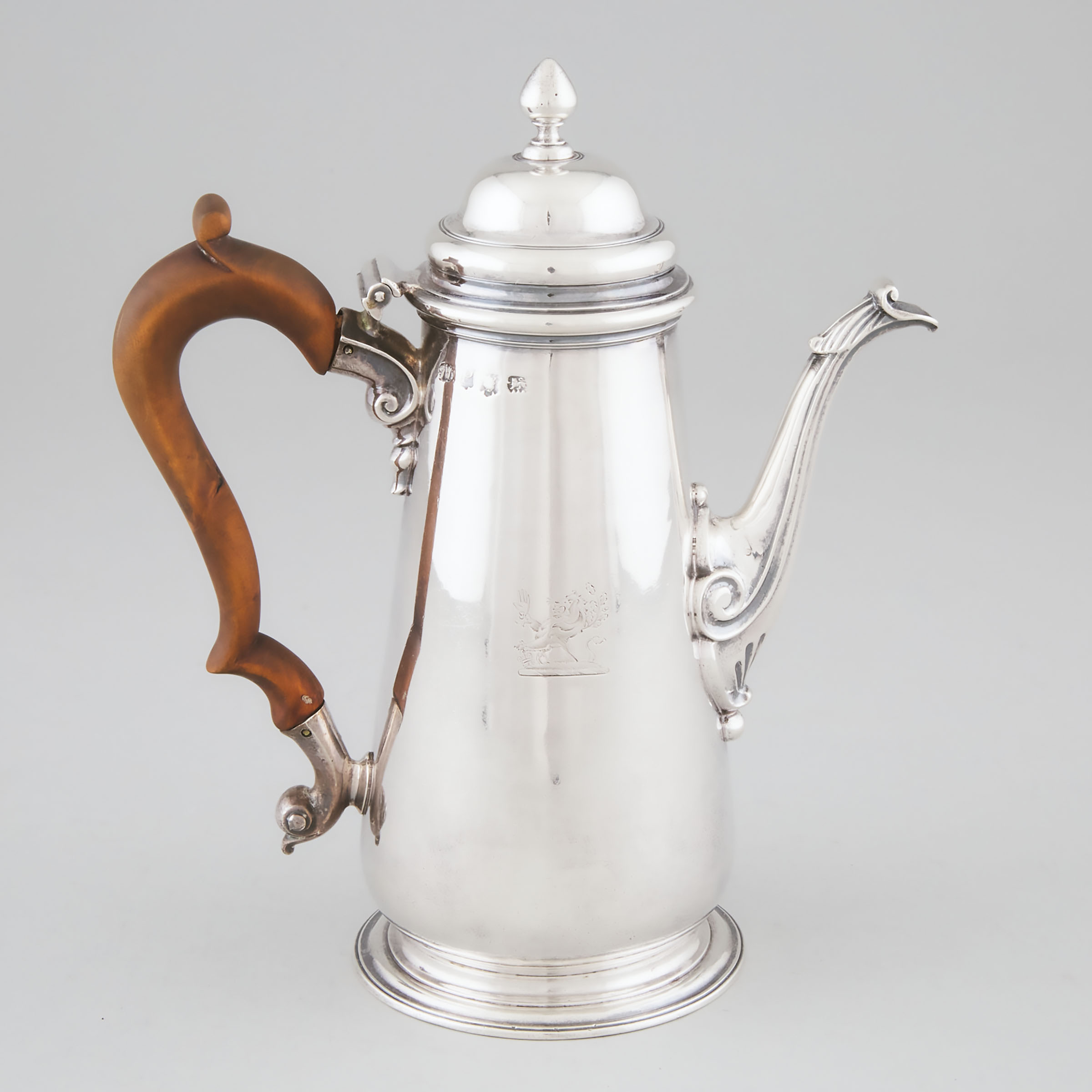 George II Silver Coffee Pot Thomas 2a5624