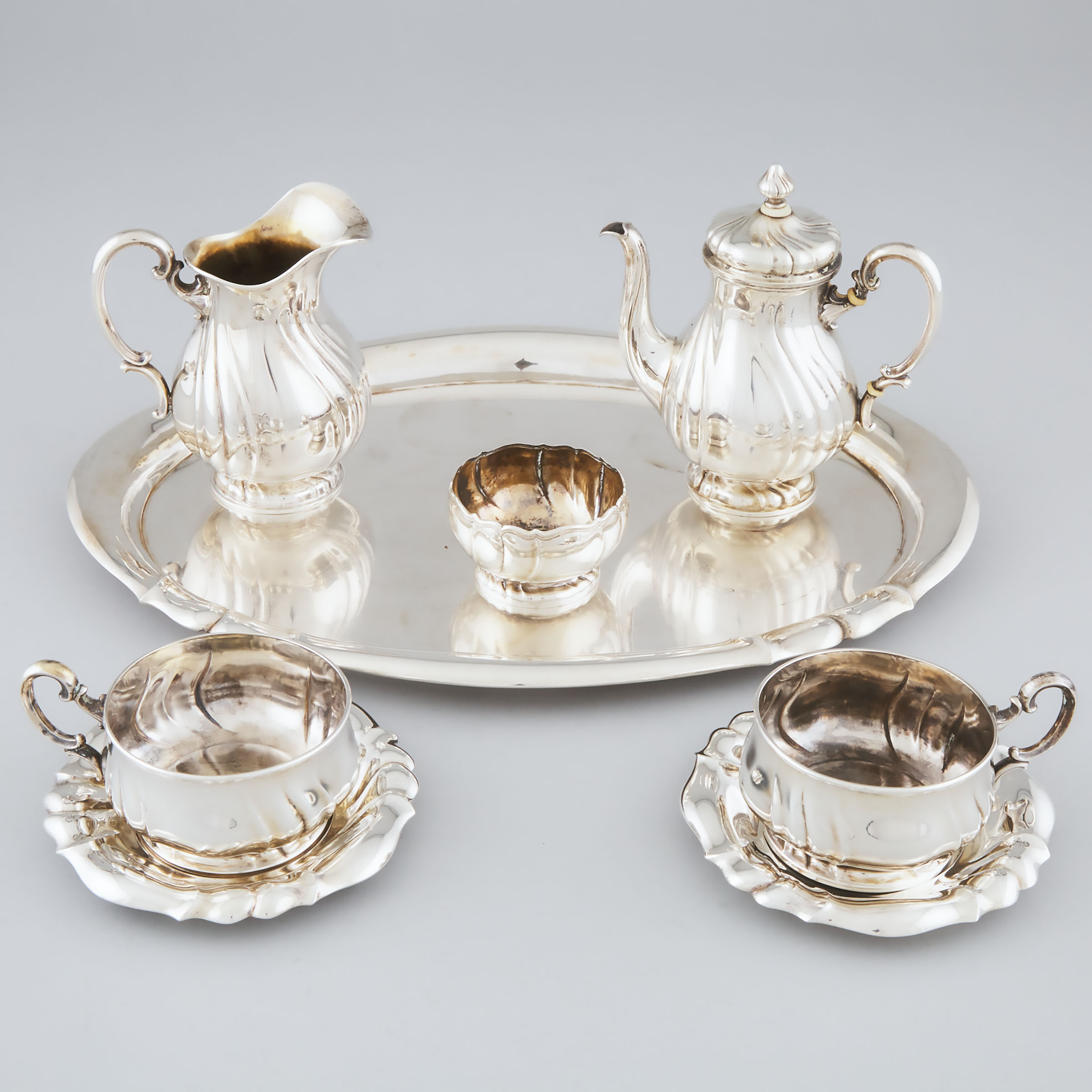 Czechoslovakian Silver Coffee Service  2a563b