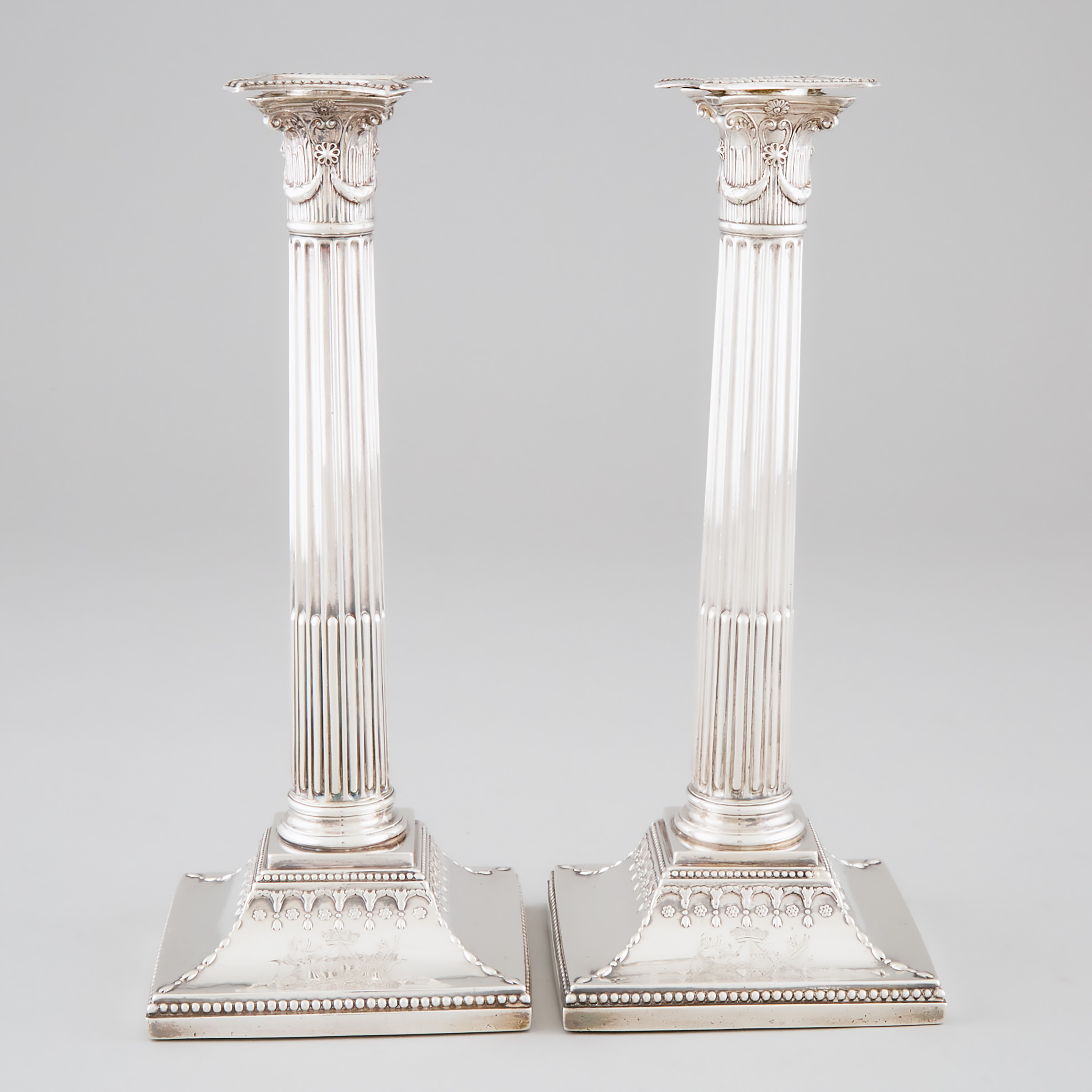 Pair of George III Silver Table 2a5634