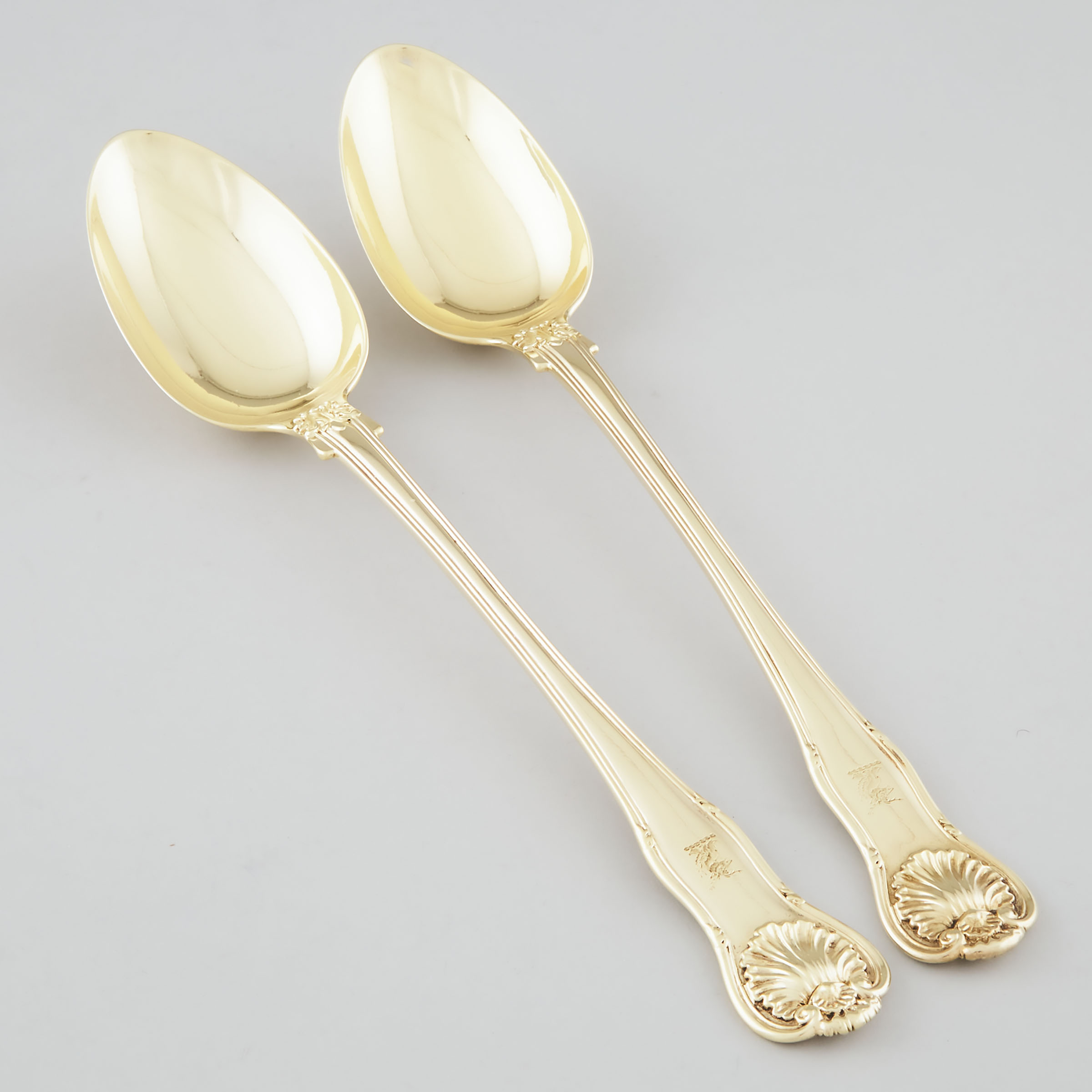 Pair of George IV Silver-Gilt King's