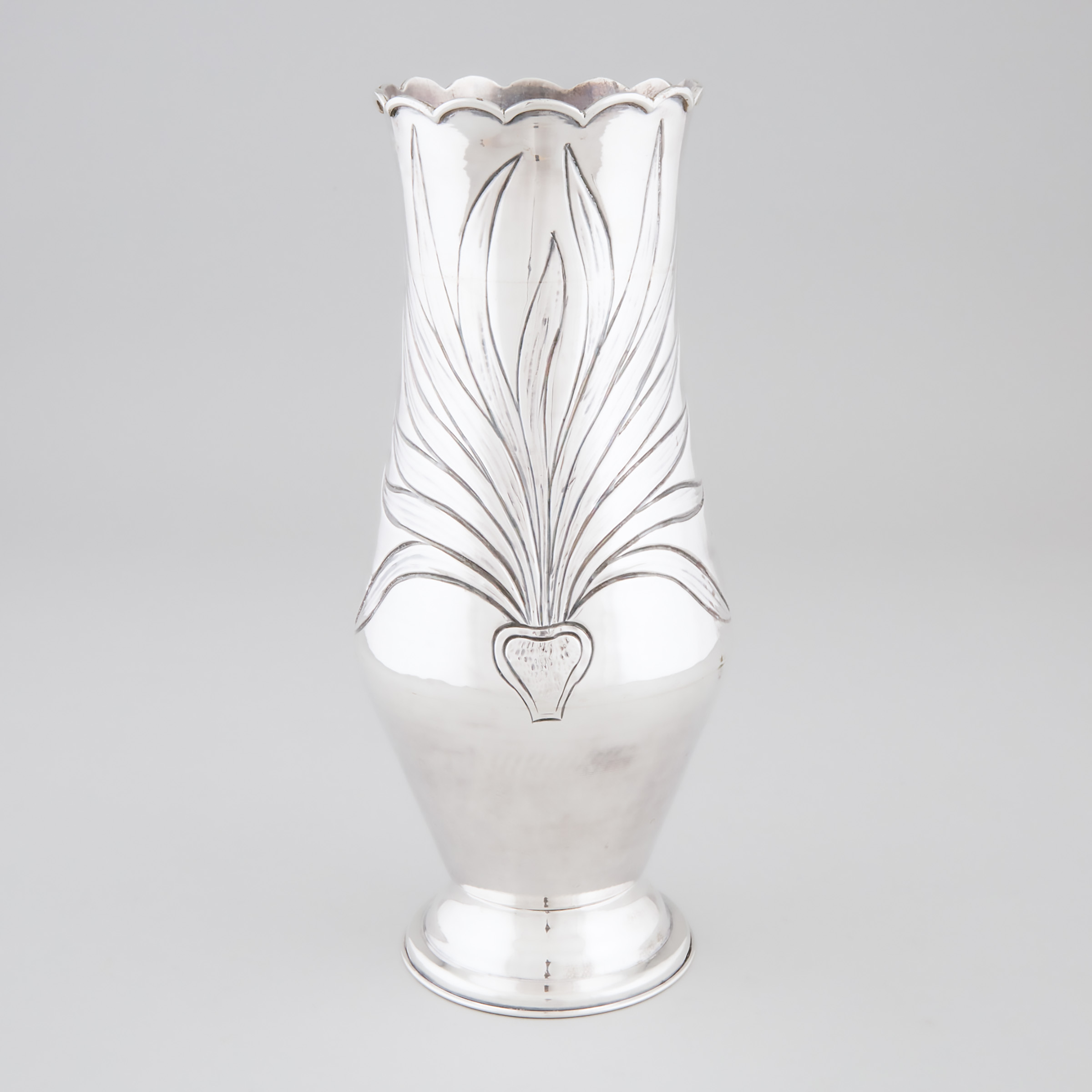 South American Silver Large Vase  2a5647