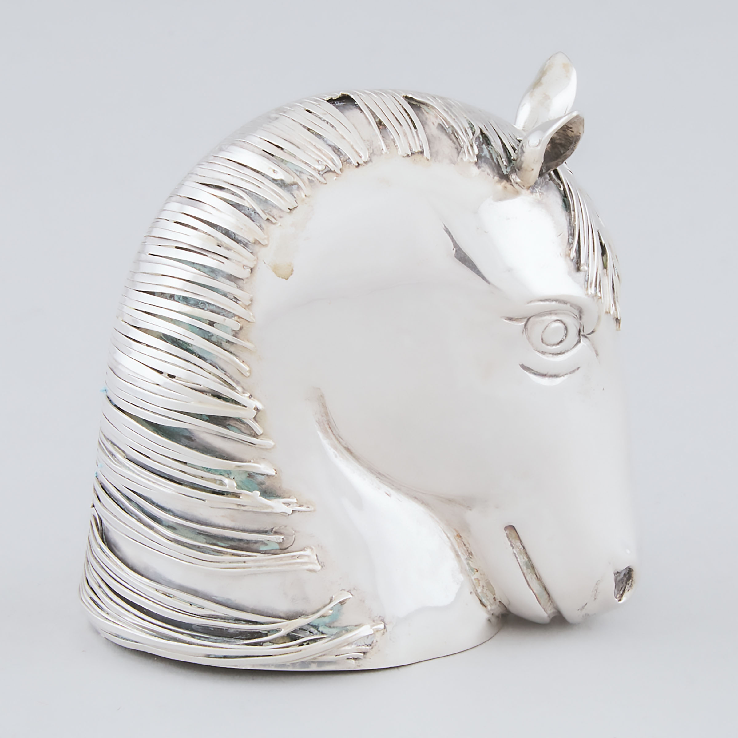 Italian Silver Horses Head, Buccellati,