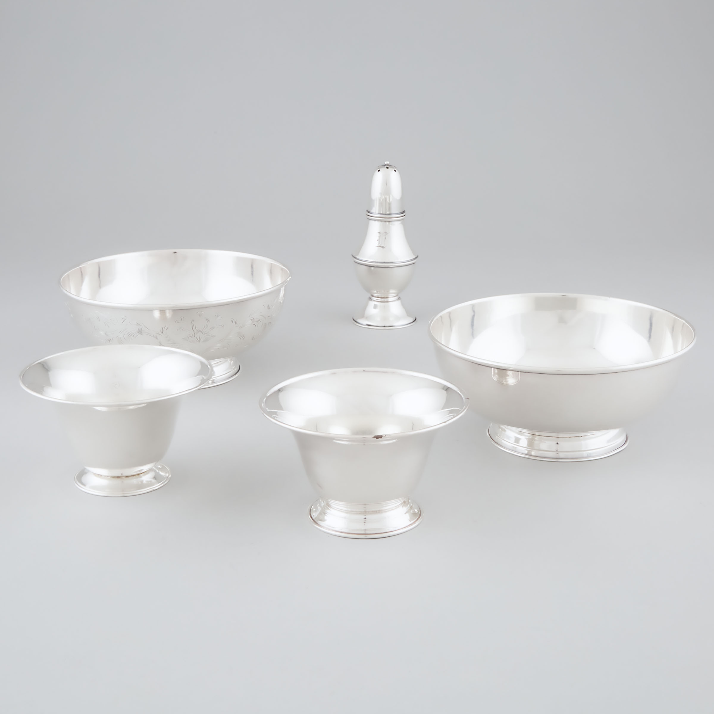 Four Canadian Silver Bowls and 2a5651