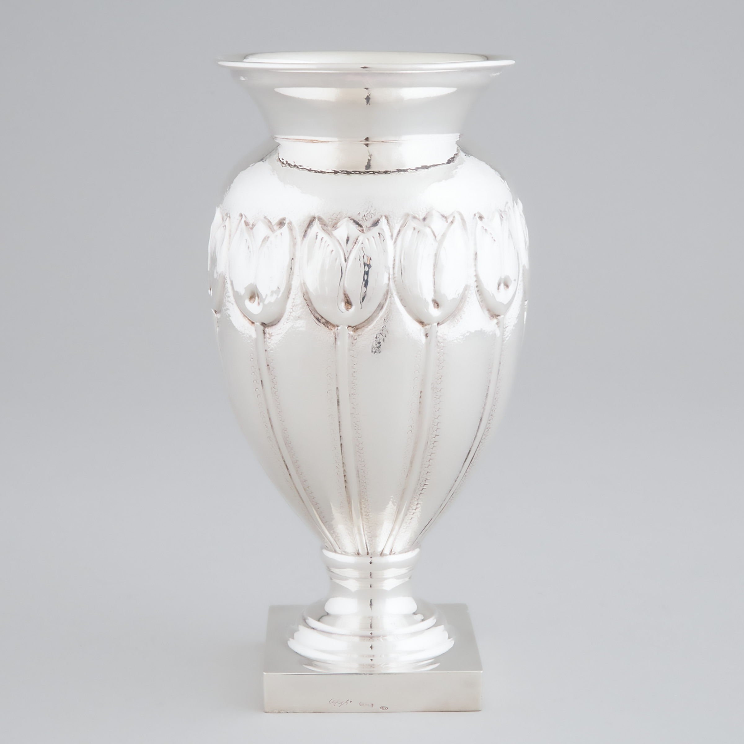 Italian Silver Vase, Enzo Cerfagli,