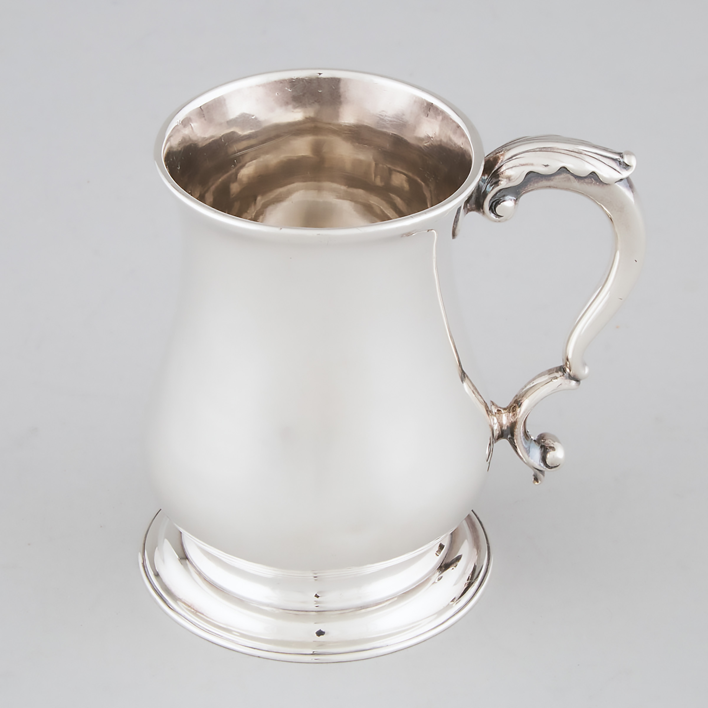 George III Silver Baluster Mug  2a566b