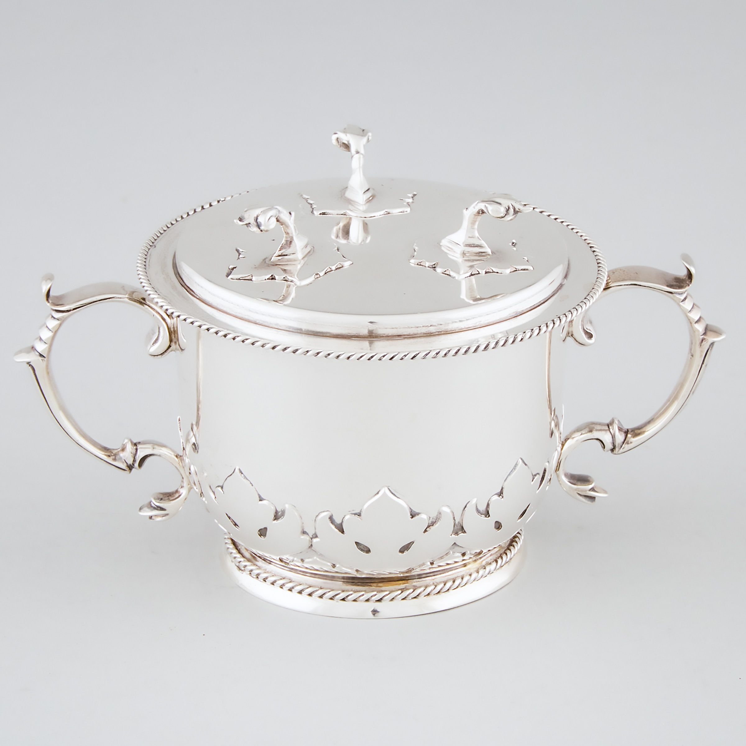 Edwardian Silver Two-Handled Cup