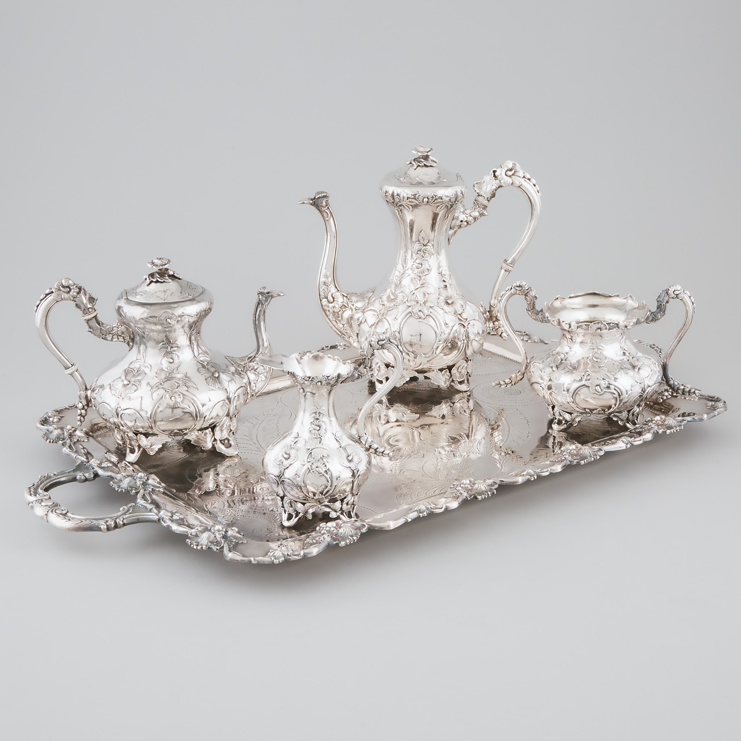 Victorian Silver Plated Tea and