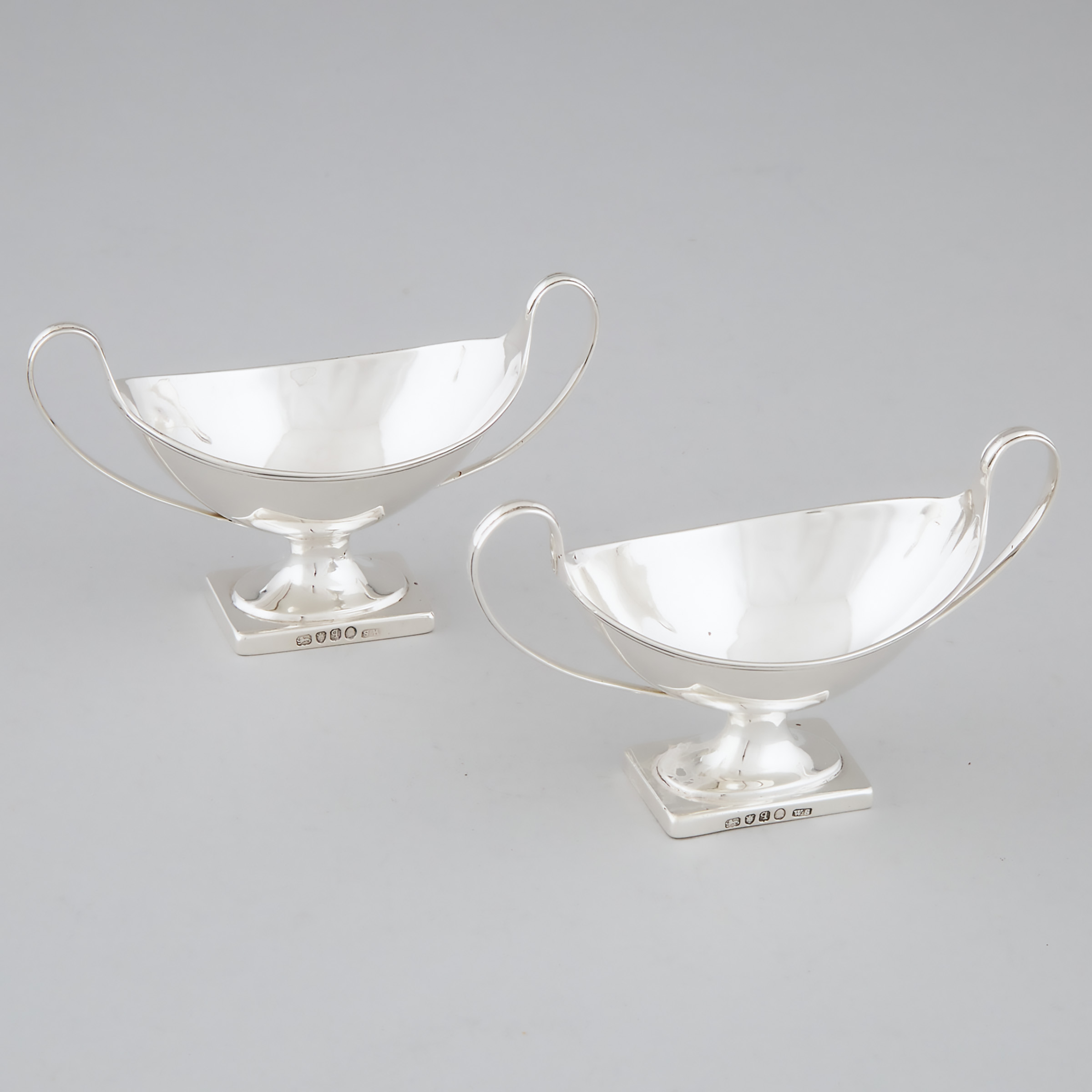 Pair of George III Silver Two-Handled