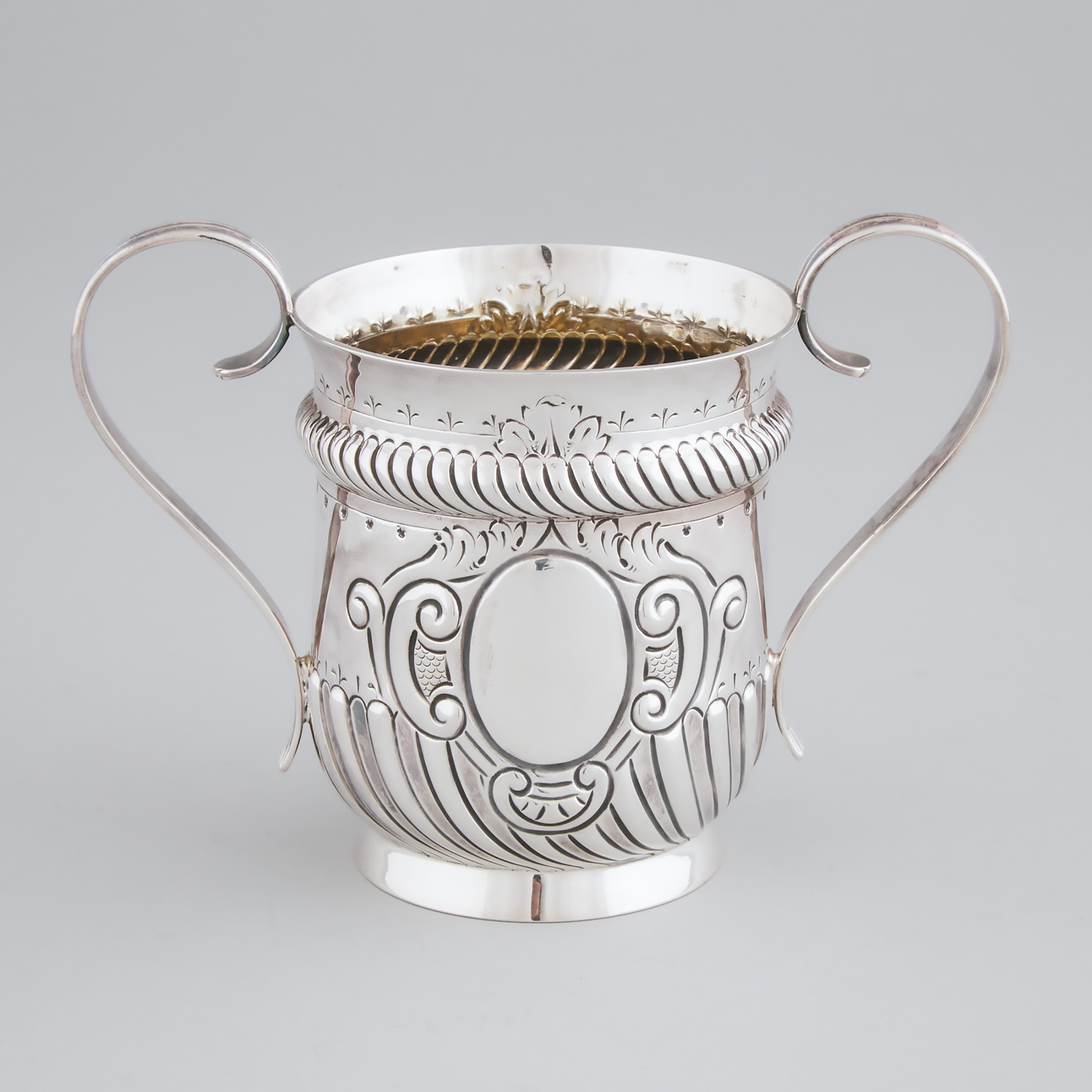 Victorian Silver Two Handled Cup,