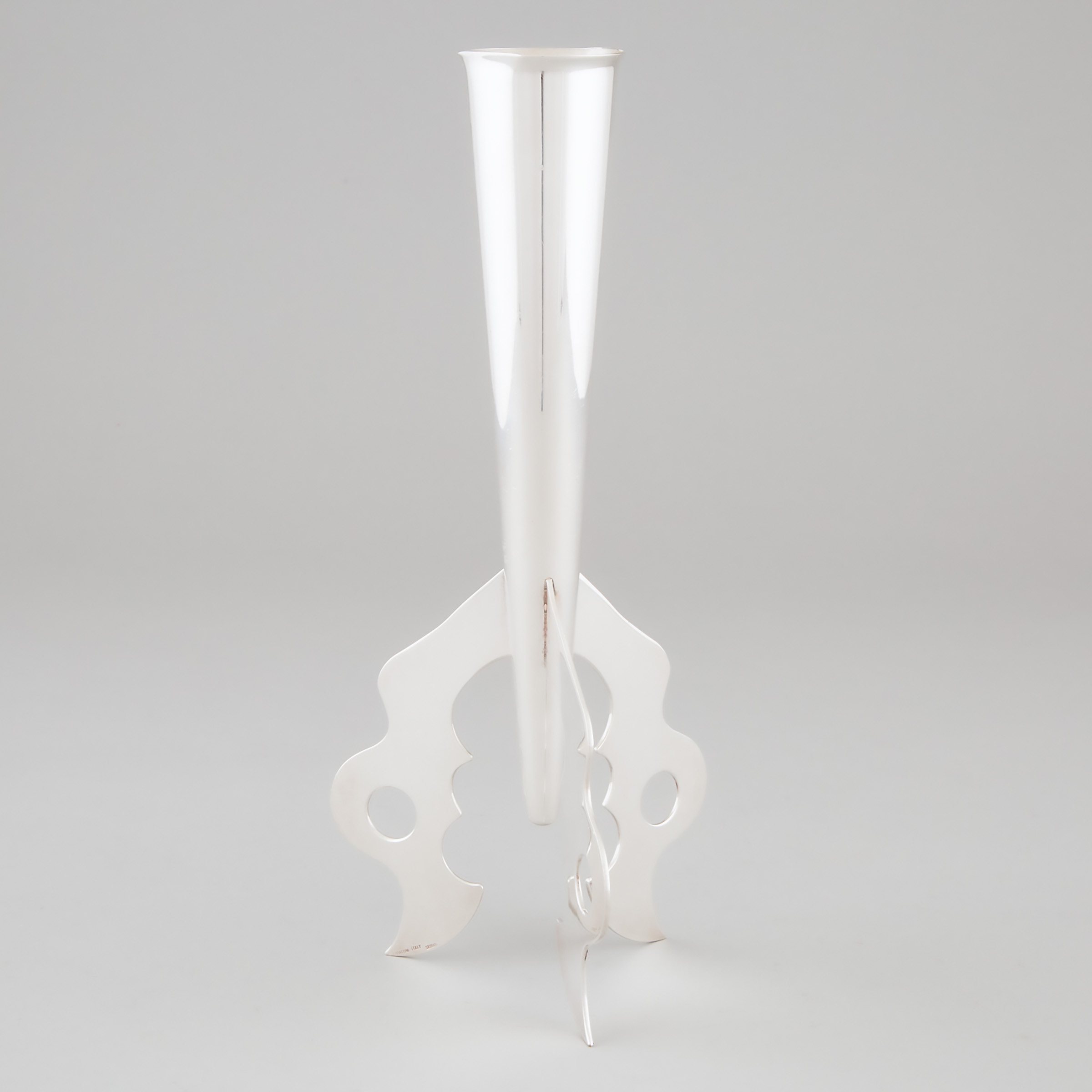 Italian Silver Plated Vase, Lino