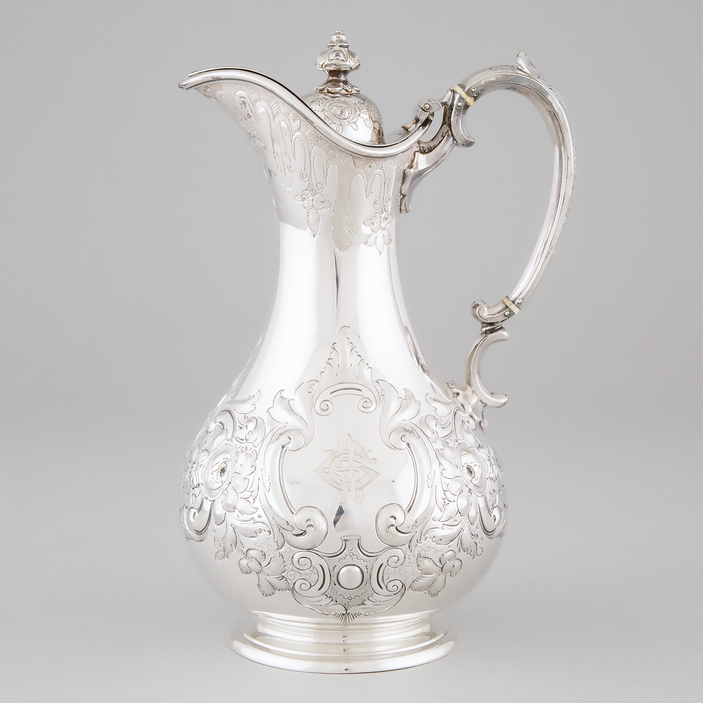 Victorian Silver Plated Lidded Jug,