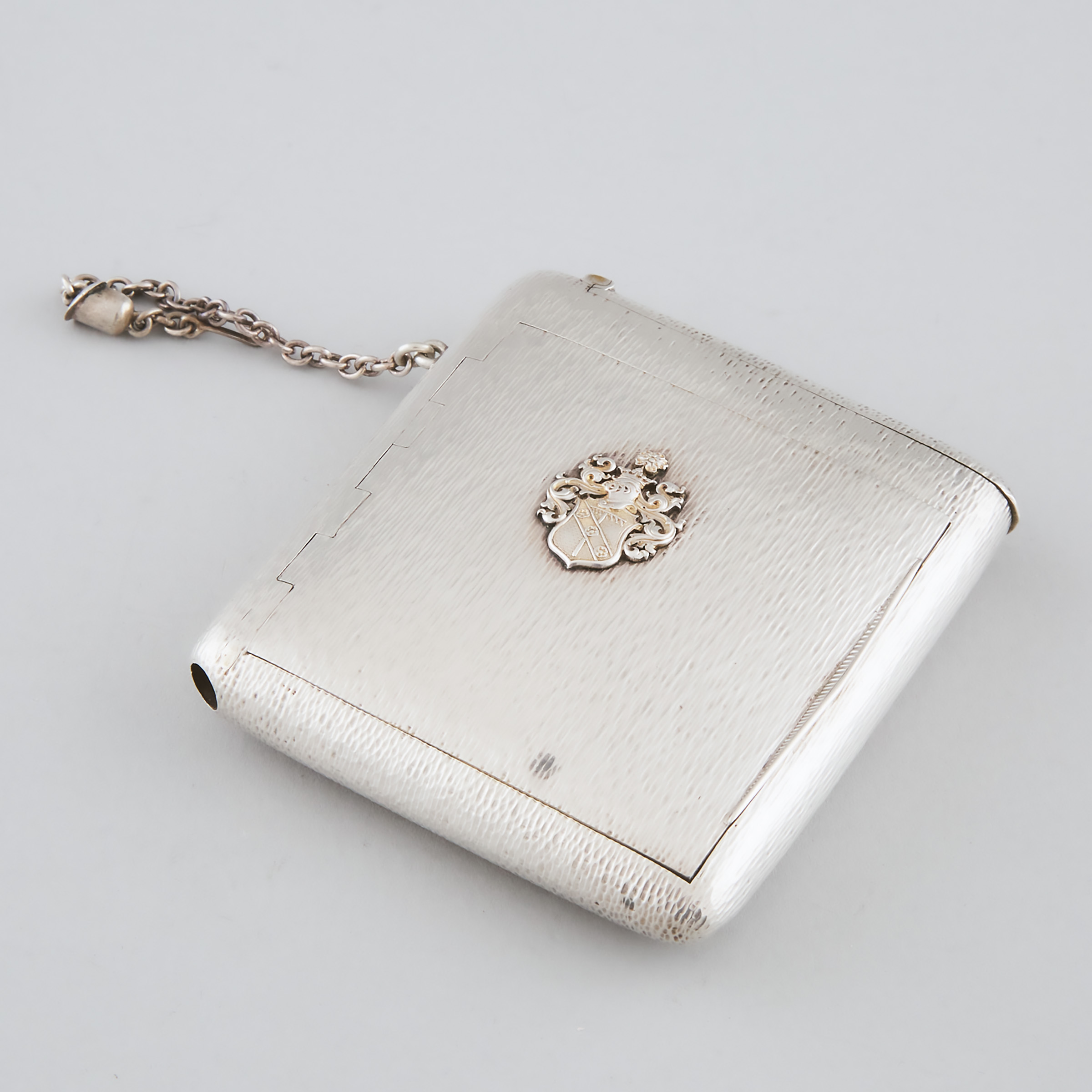 German Silver Cigarette-Cum-Vesta Case,