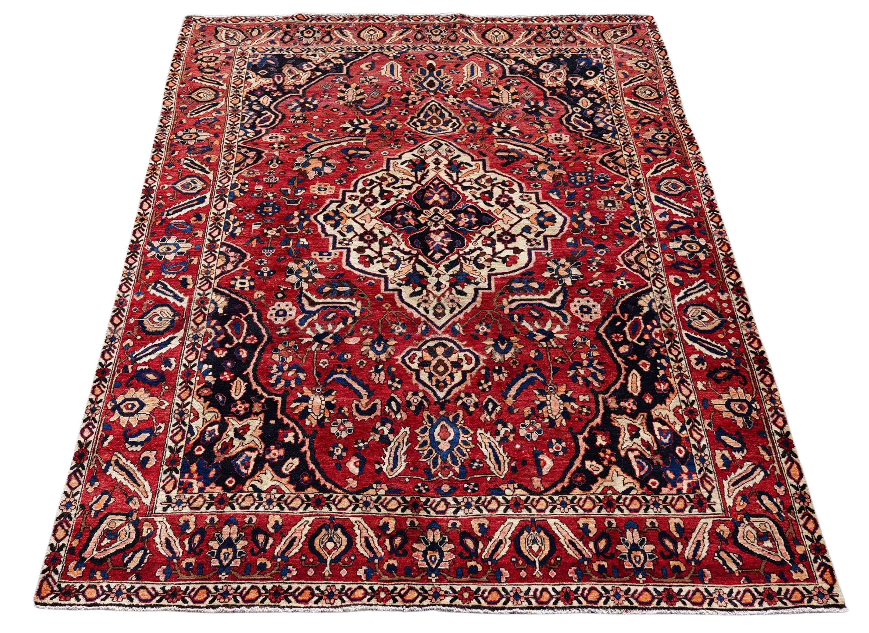 ORIENTAL RUG 7' X 9'10" BAKHTIARI