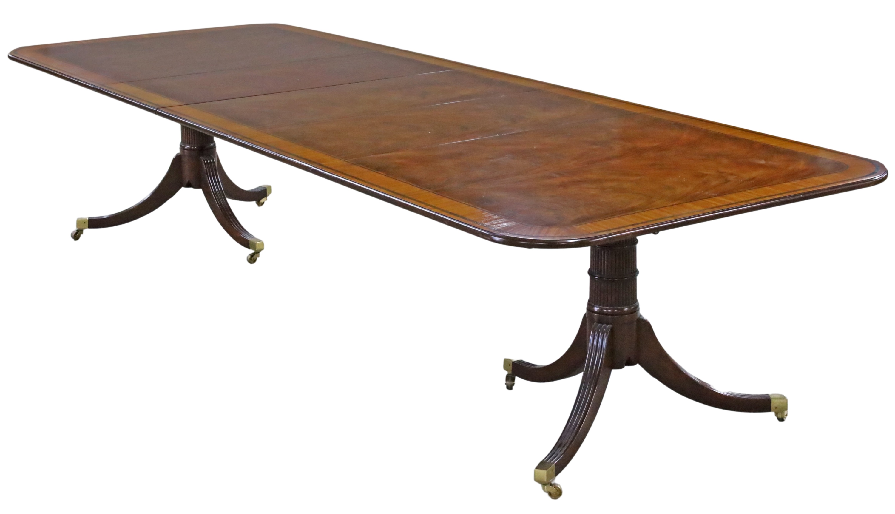 BAKER DINING TABLE Stately crossbanded 2a57d9