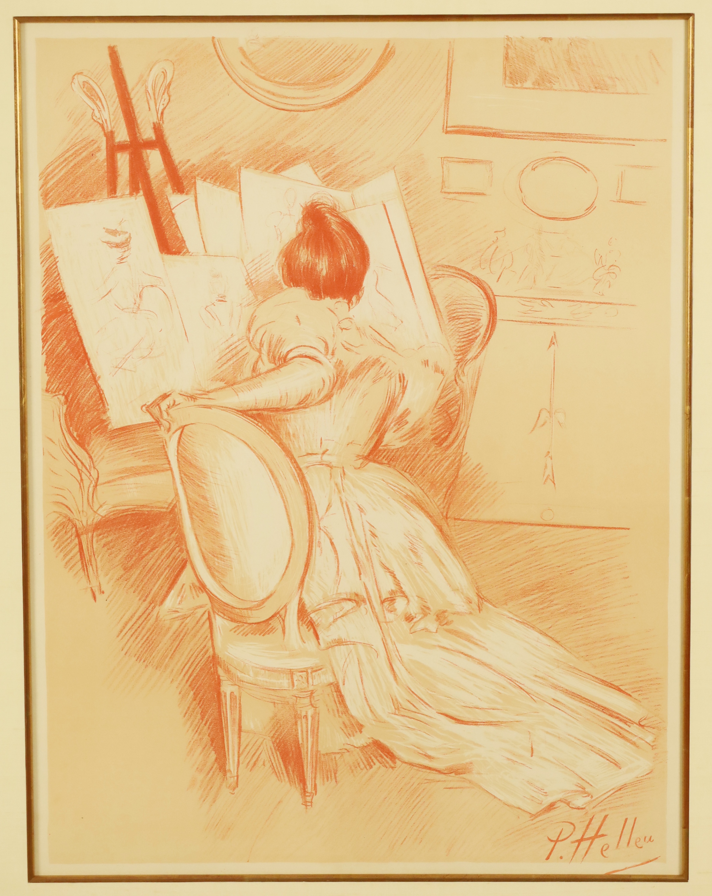 PAUL CESAR HELLEU FRENCH 1859 1927  2a5826