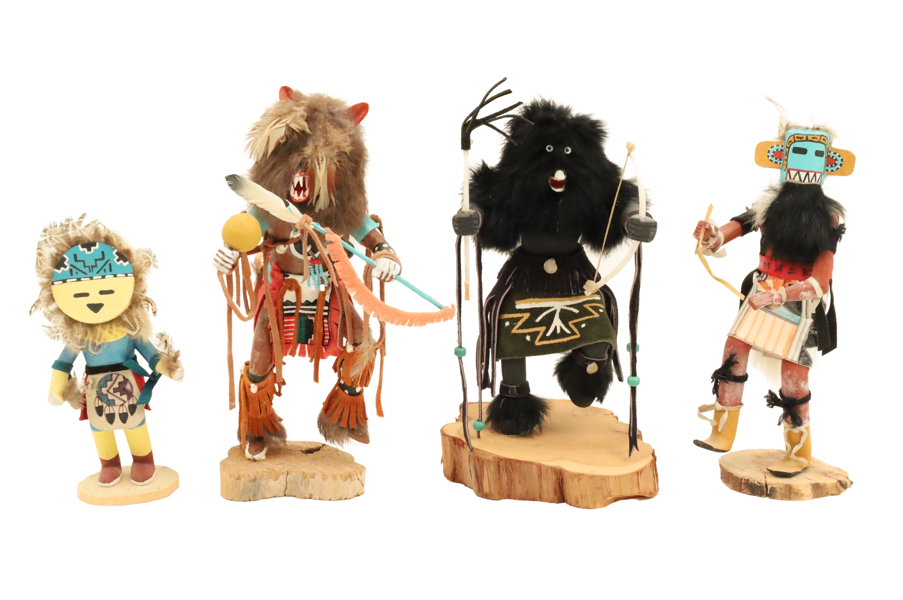 GROUP OF 4 NATIVE AMERICAN KACHINA 2a5837