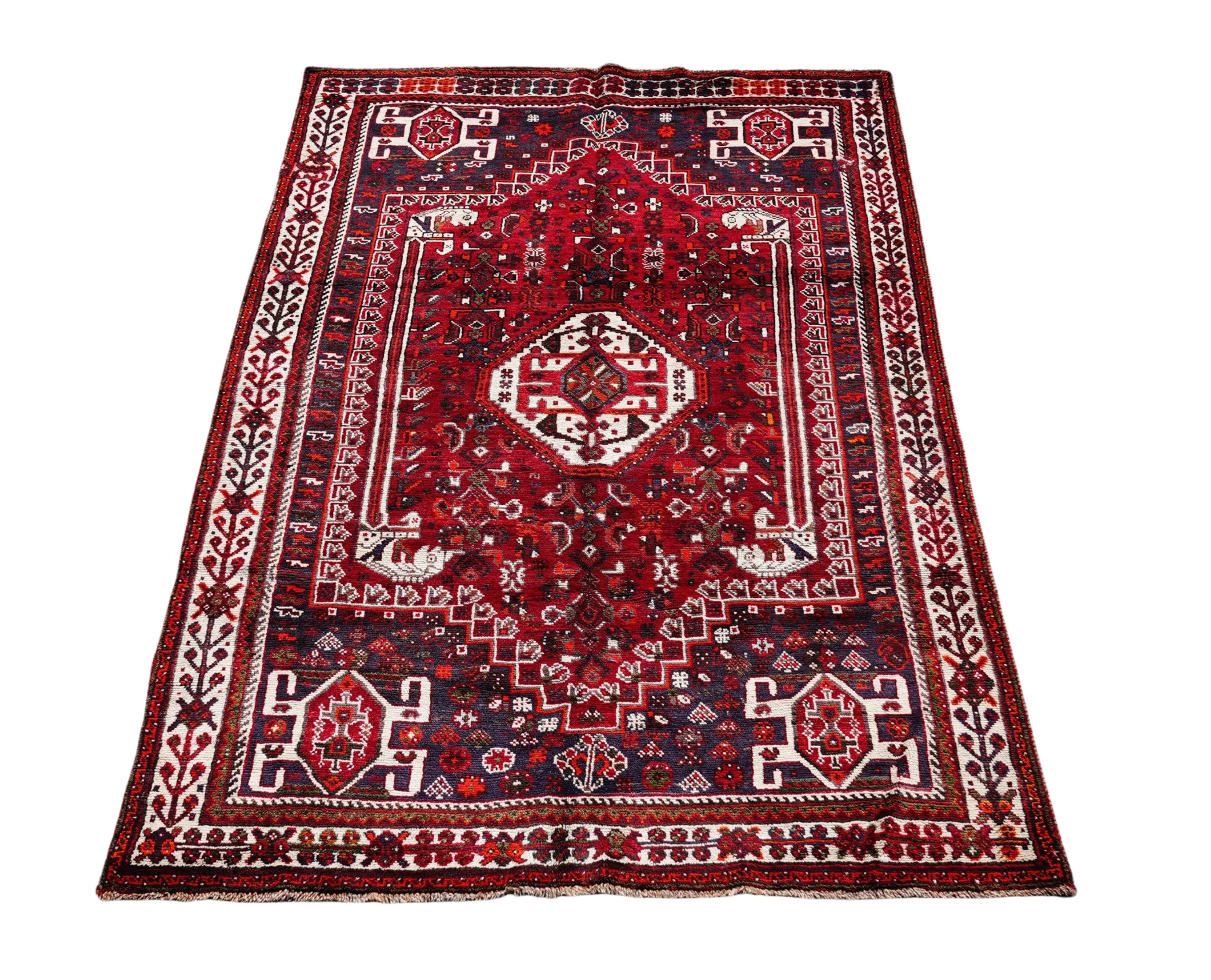 ORIENTAL RUG 5'5" X 8'5" SHIRAZ