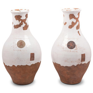 A Pair of French Glazed Terra Cotta 2a5859