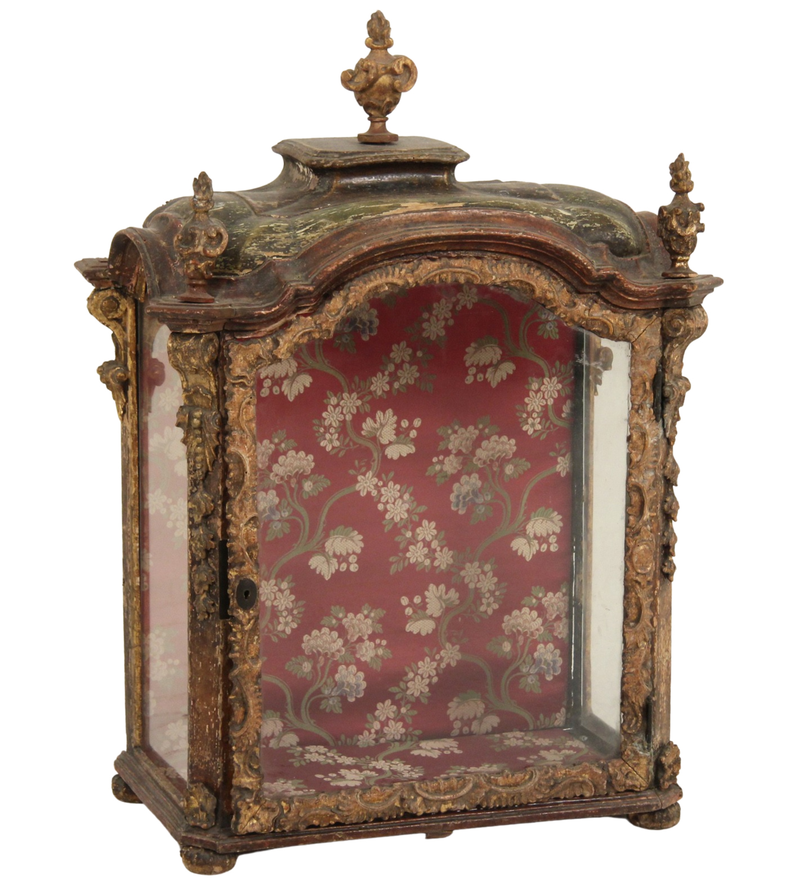 18TH C ITALIAN DISPLAY TABLE CABINET 2a585a