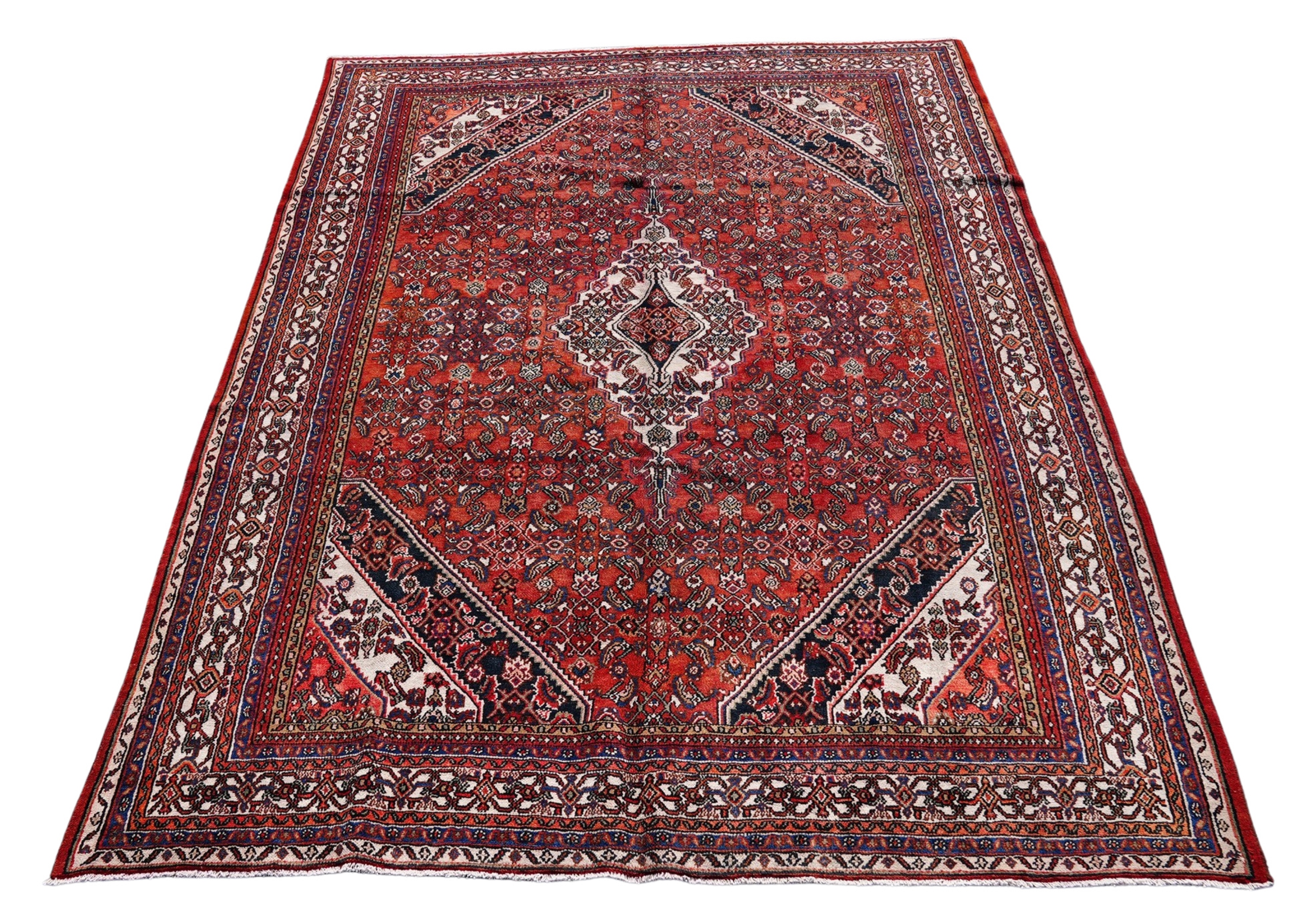 ORIENTAL RUG 8'8" X 11'10" HOSEINABAD