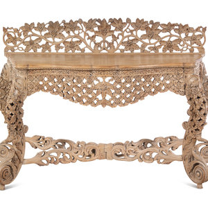 An Indian Pierce Carved Console 2a5958