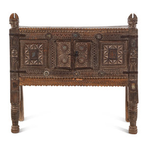 An Indian Carved Wood Console Cabinet Goa  2a5957