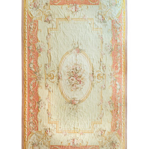 An Aubusson Style Wool Carpet Late 2a59a4