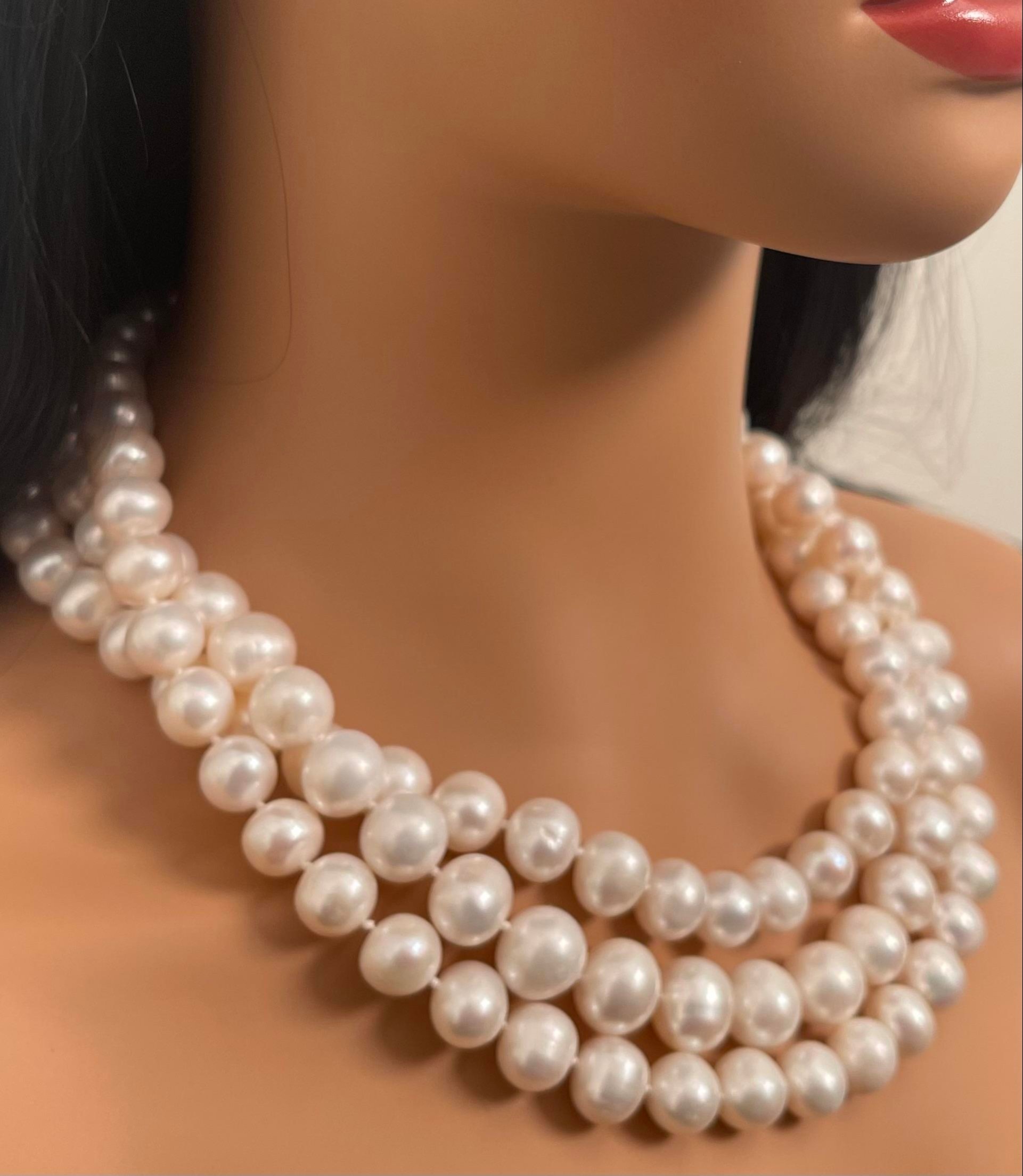 64 CONTINUOUS NATURAL PEARL NECKLACE 2a5a1f