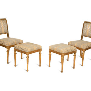 A Pair of Directoire Style Giltwood 2a5a38