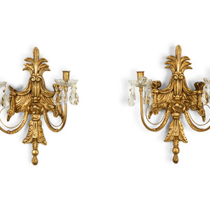 A Pair of Louis XVI Style Giltwood 2a5a61