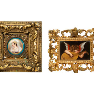 Two Continental Porcelain Plaques 2a5a78