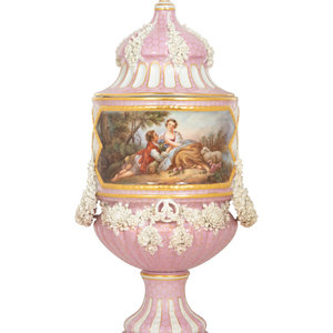 A Sèvres Style Painted Porcelain