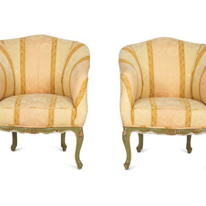 A Pair of Louis XV Style Painted 2a5a85