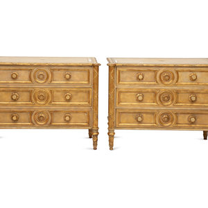 A Pair of Louis XVI Style Painted 2a5a82