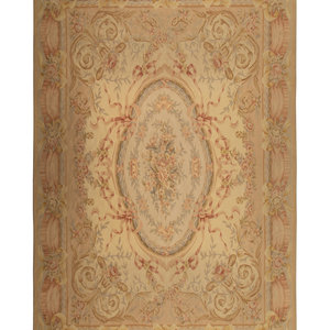 An Aubusson Style Wool Rug
20th