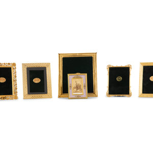 A Group of Six Gilt Metal Picture 2a5ad6