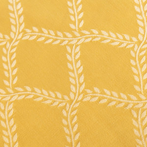 A Pair of Scalamandré Yellow Silk